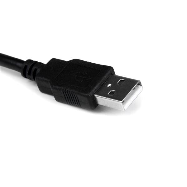 StarTech.com 6ft (1.8m) 1-Port Professional USB to Serial Adapter Cable with COM Retention, USB to RS232 Adapter - TAA