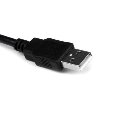 StarTech.com 6ft (1.8m) 1-Port Professional USB to Serial Adapter Cable with COM Retention, USB to RS232 Adapter - TAA