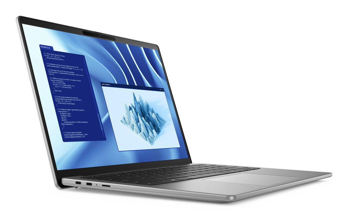 DELL Latitude 7455 Copilot+ PC Snapdragon X1P-64-100 Laptop 35.6 cm (14") Touchscreen Quad HD+ 16 GB LPDDR5x-SDRAM 512 GB SSD Wi-Fi 7 (802.11be) Windows 11 Pro UK English Grey