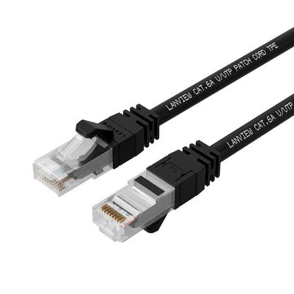 Lanview LV-UTP6A10B networking cable Black 10 m Cat6a U/UTP (UTP)