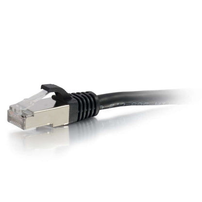 C2G 1.5m Cat6a Booted Shielded (STP) Network Patch Cable - Black