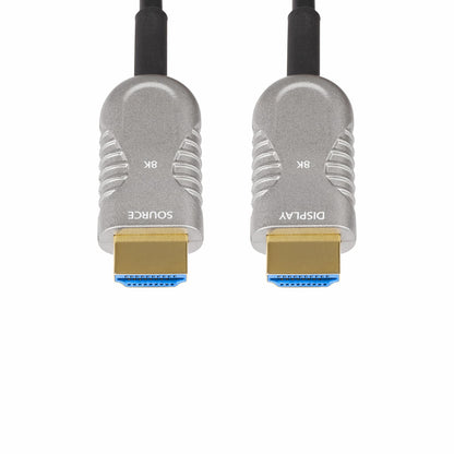 StarTech.com 50ft (15.2m) HDMI 2.1 Hybrid Active Optical Cable (AOC), CMP, Plenum Rated, 8K Ultra High Speed HDMI 2.1/2.0 Fiber Optic Cable, 48Gbps, 8K 60Hz/4K 120Hz, HDR10+/FRL/TMDS/eARC