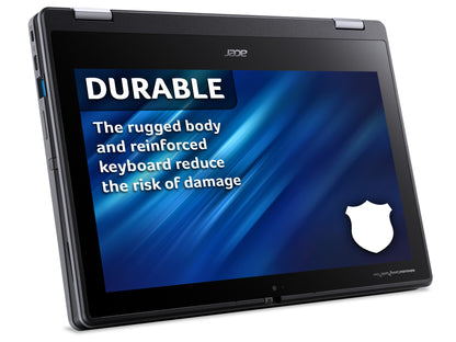 Acer Chromebook SPIN 511 R756TN-TCO N100 4GB/64GB Intel® N 29.5 cm (11.6") Touchscreen HD LPDDR5-SDRAM eMMC Wi-Fi 6E (802.11ax) ChromeOS Black