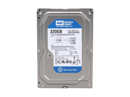 Western Digital Caviar Blue 320GB internal hard drive 7200 RPM 8 MB 3.5" Parallel ATA