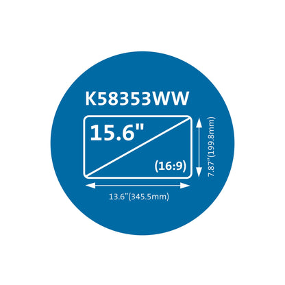 Kensington MagPro Magnetic Privacy Screen Filter for Laptops 15.6" (16:9)