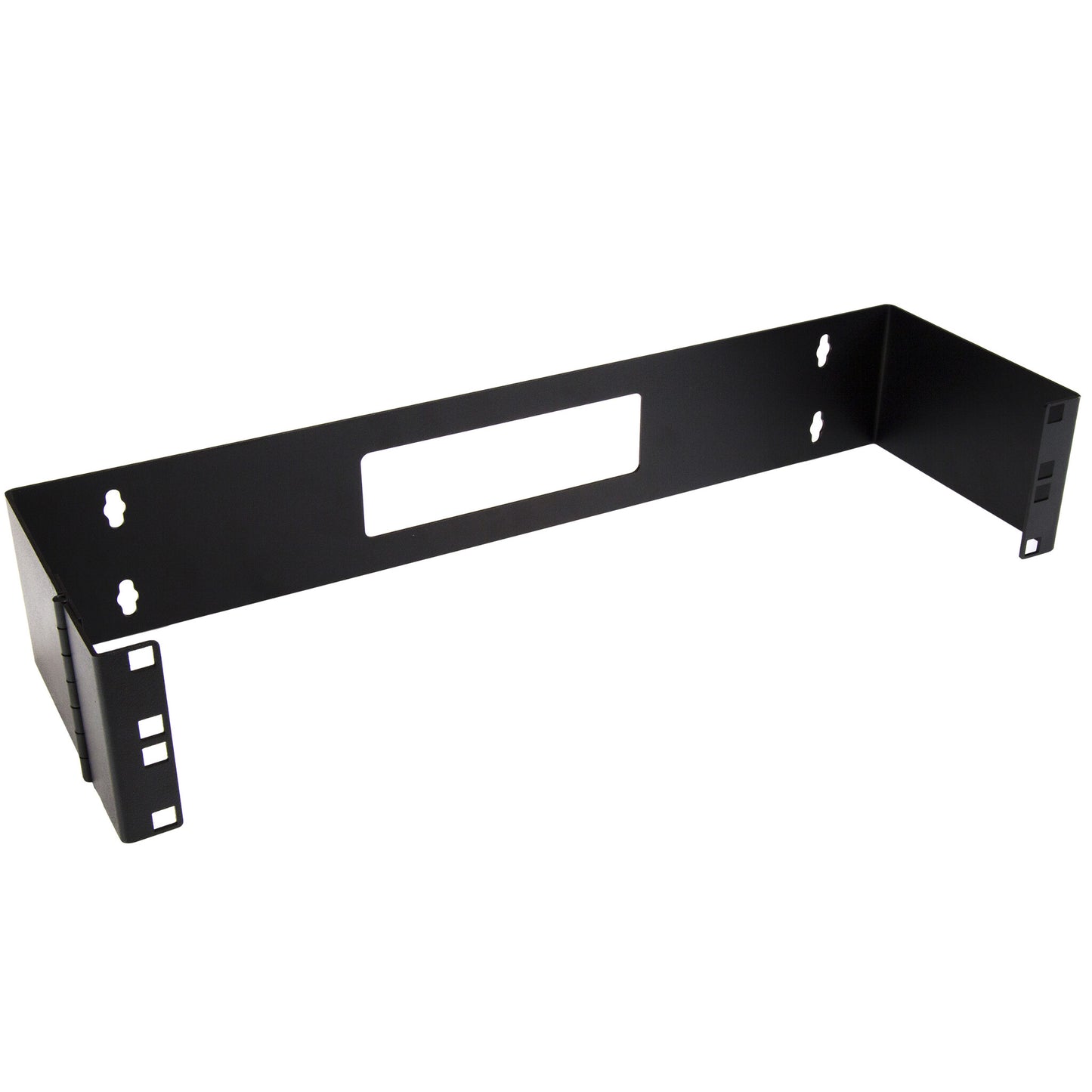 StarTech.com 2U Hinged Wall Mount Patch Panel Bracket - 6 inch Deep - 19" Patch Panel Swing Rack for Shallow Network Equipment- 22lbs