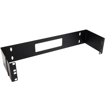 StarTech.com 2U Hinged Wall Mount Patch Panel Bracket - 6 inch Deep - 19" Patch Panel Swing Rack for Shallow Network Equipment- 22lbs