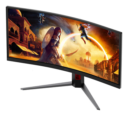 AOC G4 CU34G4CA computer monitor 86.4 cm (34") 3440 x 1440 pixels Wide Quad HD Black, Red