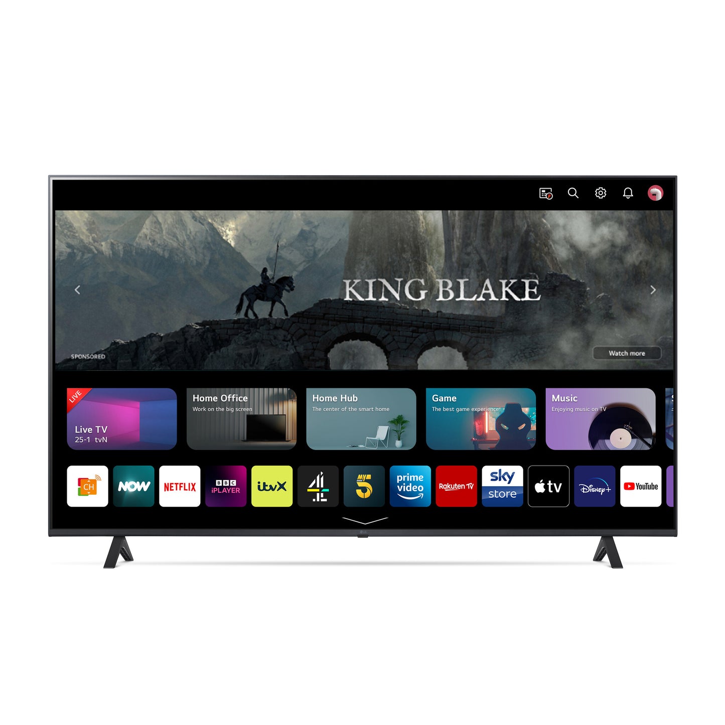 LG 55UR78006LK.AEK TV 139.7 cm (55") 4K Ultra HD Smart TV Wi-Fi