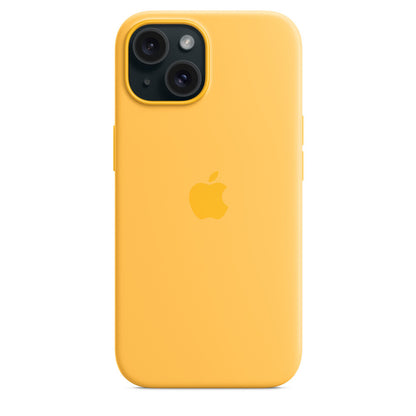 Apple iPhone 15 Silicone Case with MagSafe - Sunshine