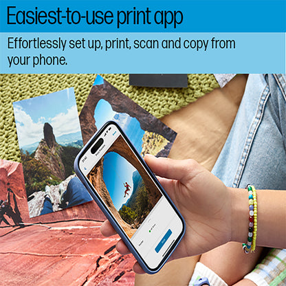 HP ENVY 6132e Wireless All-in-One Color Printer, Instant Ink; Photo printing