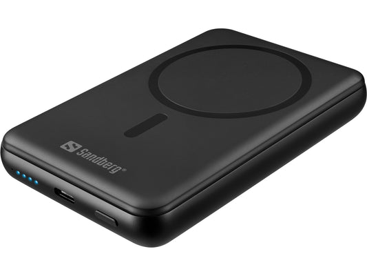 Sandberg SemiSolidState Magnet Powerbank 10000, 10000 mAh