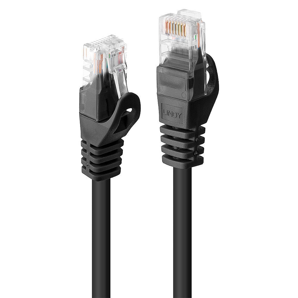 Lindy 48192 networking cable Black 1 m Cat6 U/UTP (UTP)