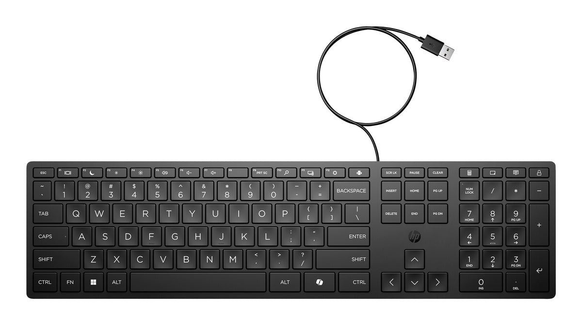 HP 9SR37UT#AC0 keyboard Office USB Black