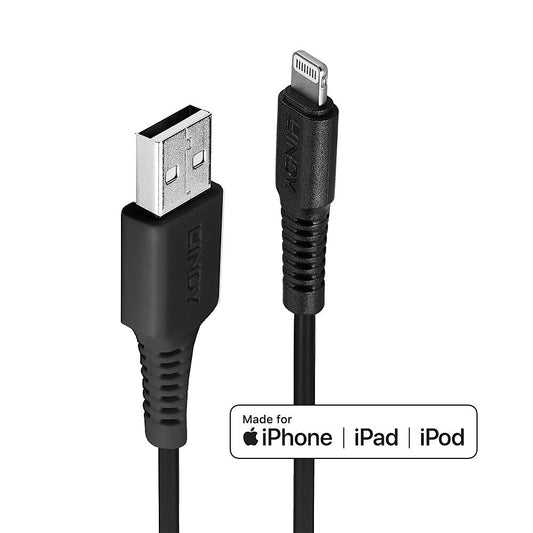 Lindy 3m USB to Lightning Cable black