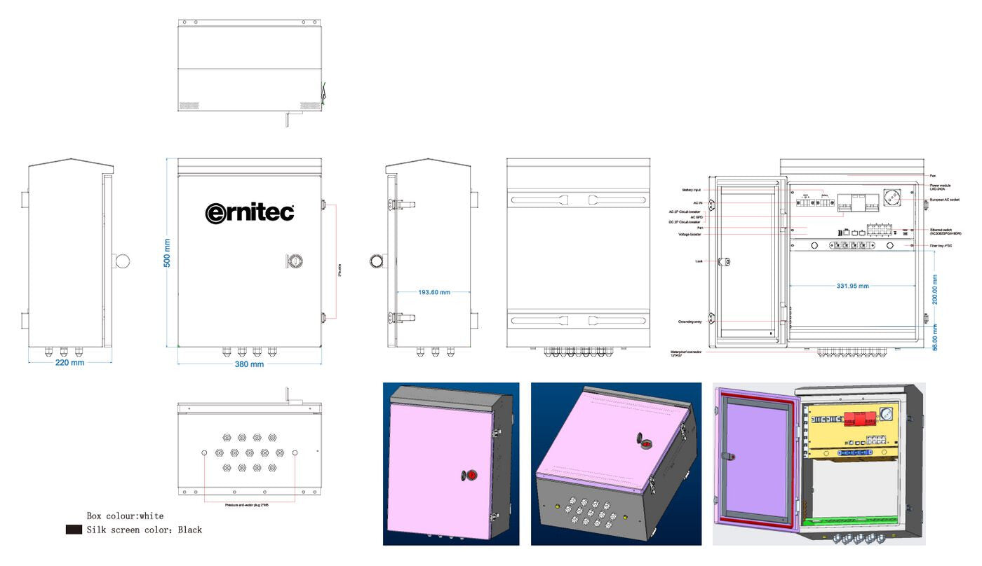 Ernitec ELECTRA-M10-OUTDOOR-UPS network switch Managed L2 Gigabit Ethernet (10/100/1000) Power over Ethernet (PoE)