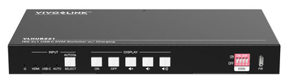 Vivolink VLHUB221 USB graphics adapter 3840 x 2160 pixels Black
