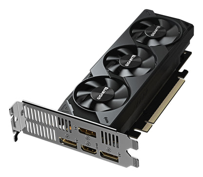 GIGABYTE GeForce RTX 5060 OC Low Profile 8G Graphics Card - 8GB GDDR7, 128bit, PCI-E 5.0, 2512 MHz Core Clock, 3 x DisplayPort, 1 x HDMI, GV-N5060OC-8GL