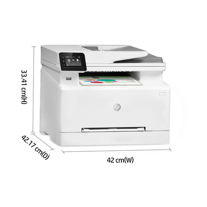 HP LaserJet Pro M283fdw Wireless Multifunction Color Printer, Copier, Scanner; Duplex