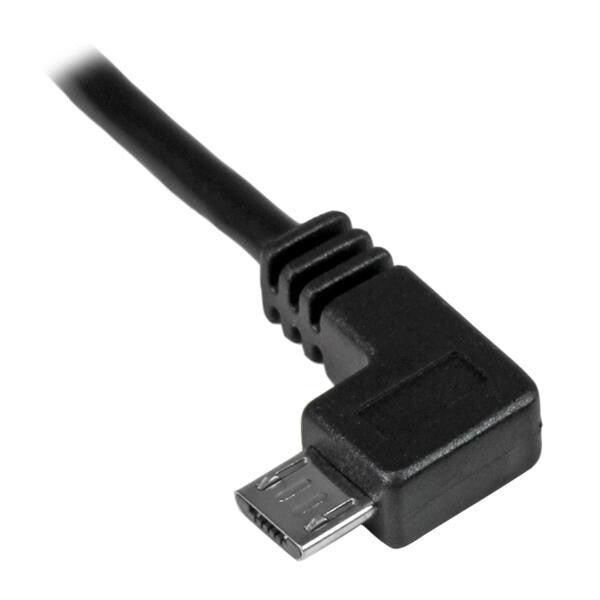 StarTech.com Micro-USB Charge-and-Sync Cable M/M - Left-Angle Micro-USB - 24 AWG - 0.5 m