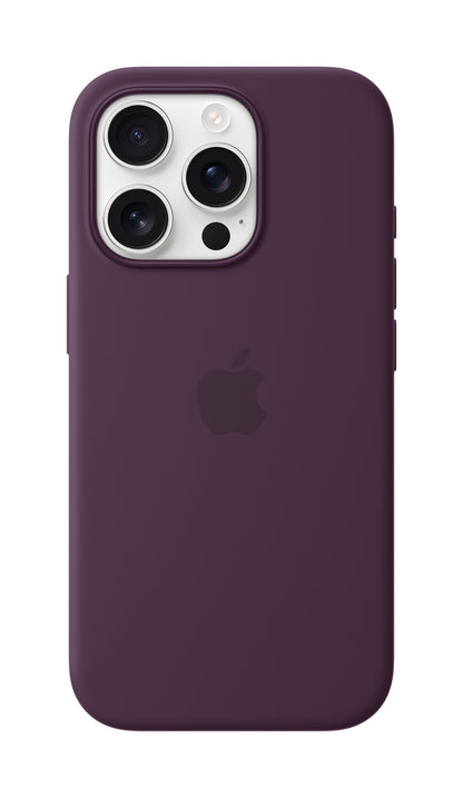 Apple iPhone 16 Pro Silicone Case with MagSafe - Plum