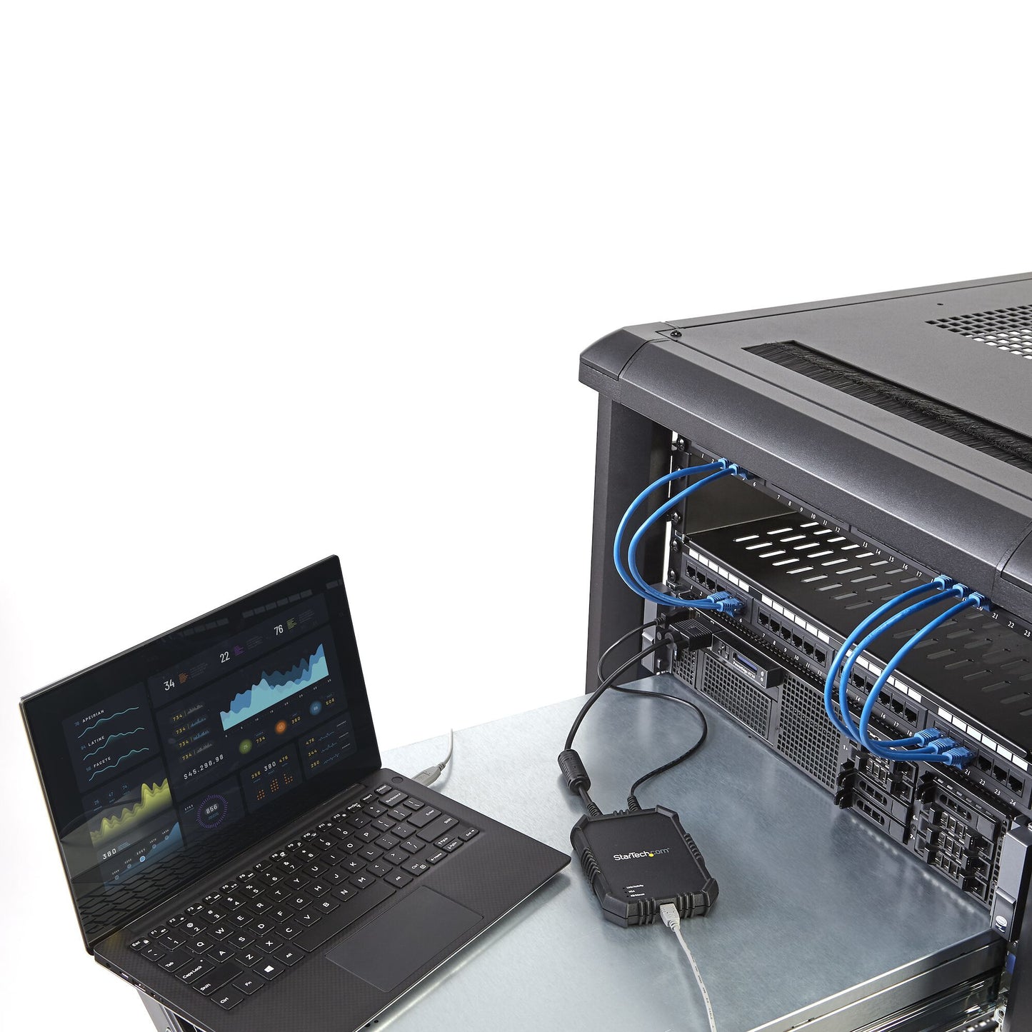 StarTech.com Laptop-to-Server KVM Console with Rugged Housing