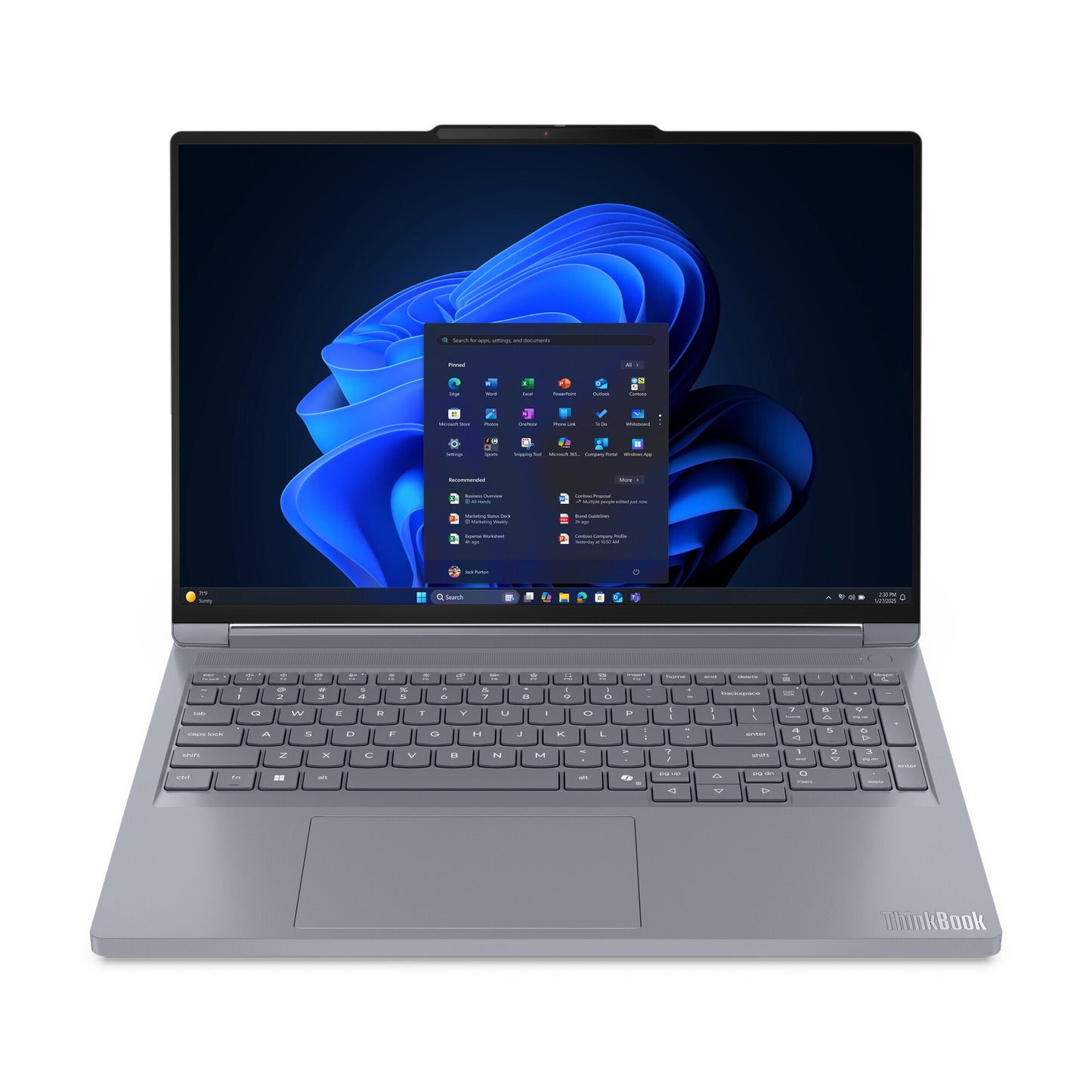Lenovo ThinkBook 16p G6 ADR AMD Ryzen™ 9 8945HX Laptop 40.6 cm (16") WQXGA 32 GB DDR5-SDRAM 1 TB SSD NVIDIA GeForce RTX 5060 Wi-Fi 7 (802.11be) Windows 11 Pro UK English Grey