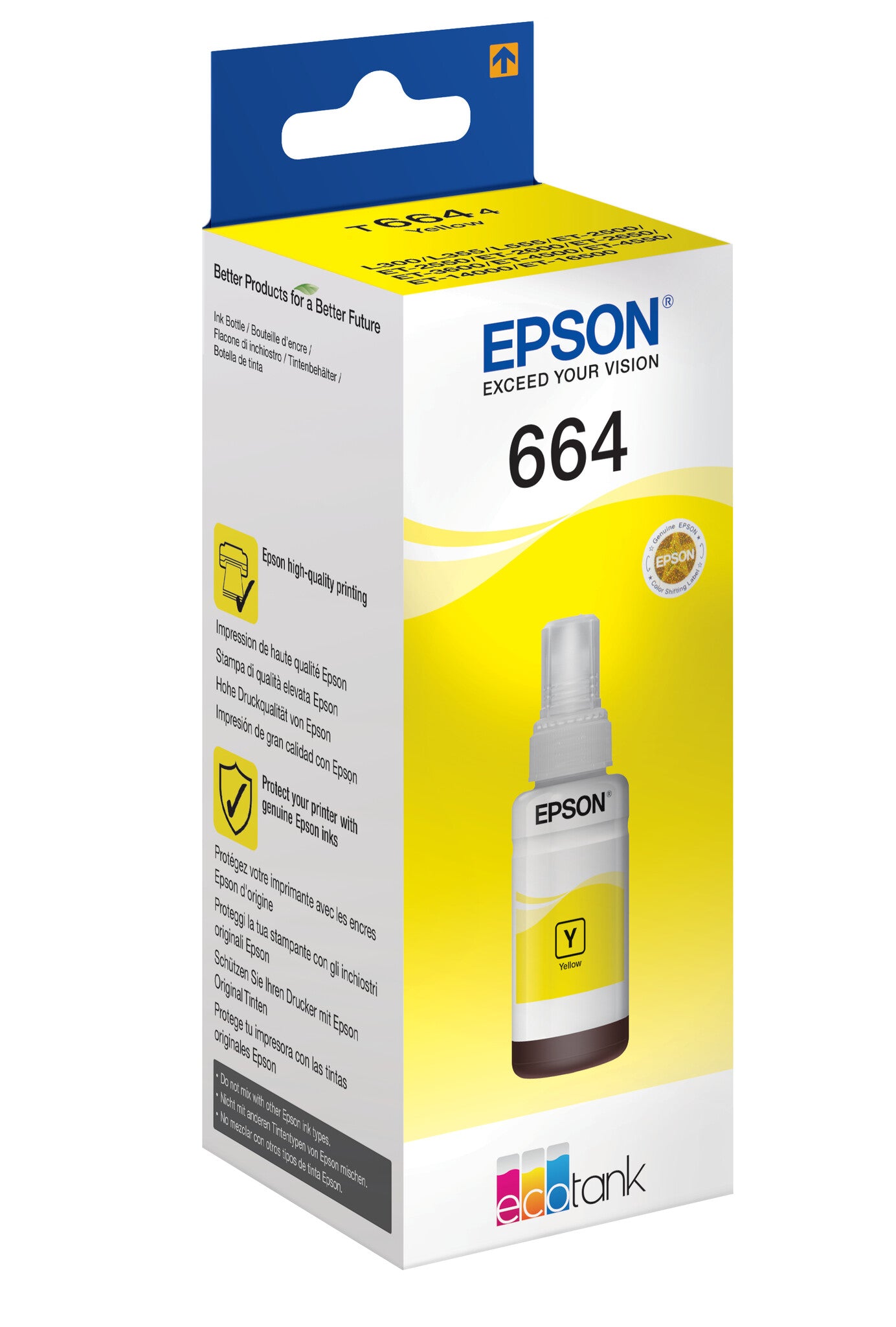 Epson 664 Ecotank Yellow ink bottle (70ml)