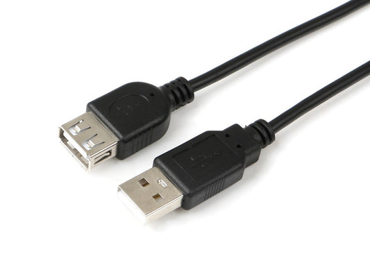 Microconnect USBAAF3B USB cable USB 2.0 3 m USB A Black