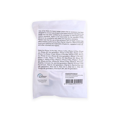 eSTUFF ES602370-BULK lightning cable 3 m White