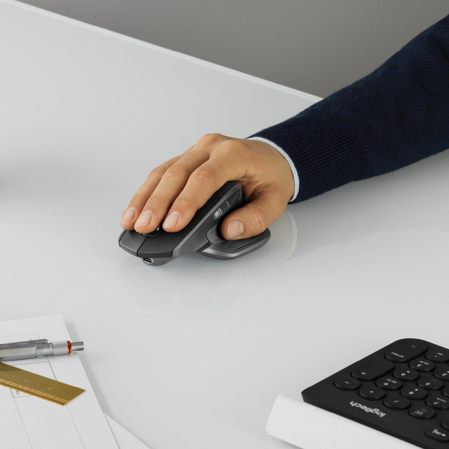 Logitech MX Master 2S Wireless mouse Office Right-hand RF Wireless + Bluetooth Laser 1000 DPI