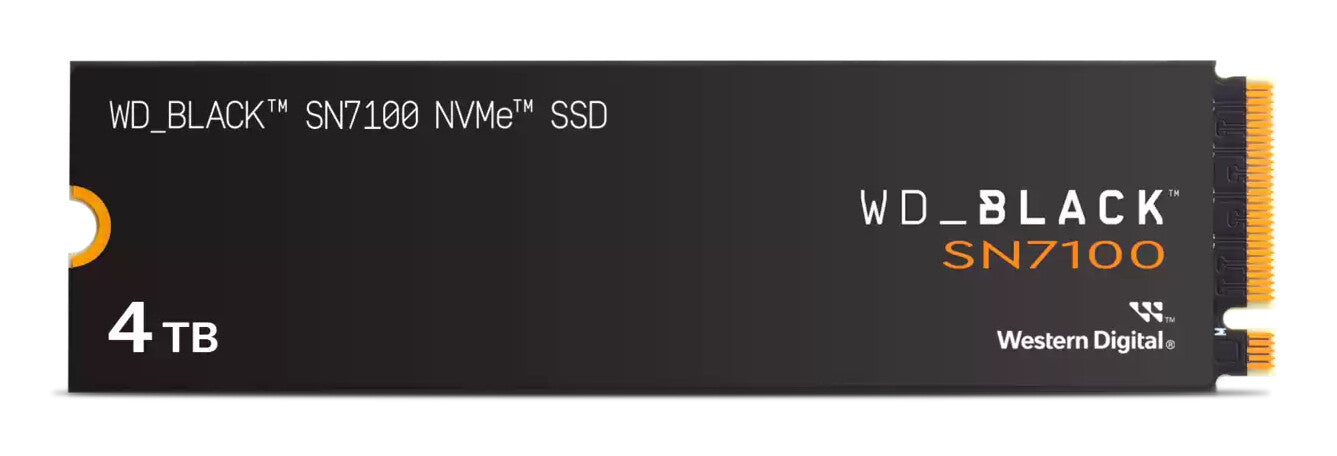 Western Digital Black SN7100 4 TB M.2 PCI Express 4.0 NVMe 3D TLC NAND