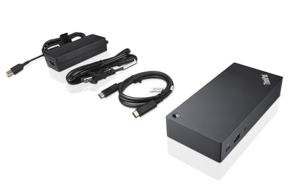 Lenovo 40A90090IT laptop dock/port replicator Wired USB 3.2 Gen 1 (3.1 Gen 1) Type-C Black