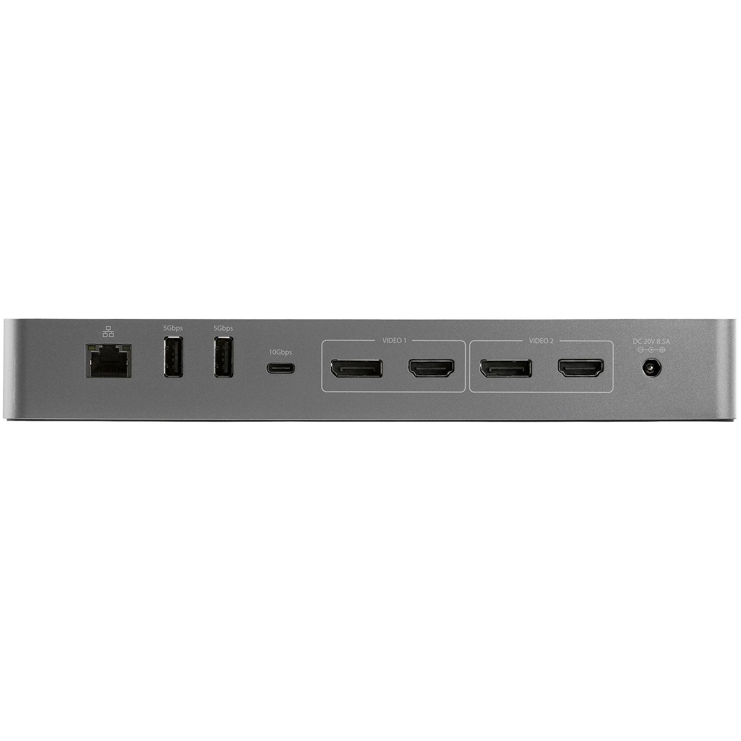StarTech.com USB C Docking Station for Macbook Pro/Air-M1/M2/M3/M4, Thunderbolt Compatible, HDMI/DisplayPort, Dual 4K 60Hz/Single 8K, USB Type-C Laptop Dock, 96W Power Delivery, USB 10Gbps