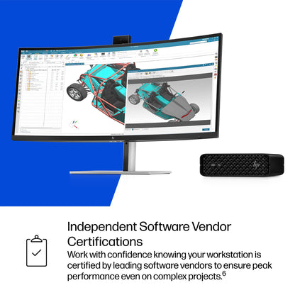 HP Z2 Mini G1i Intel Core Ultra 9 285K 32 GB DDR5-SDRAM 1 TB SSD NVIDIA RTX 2000 Ada Windows 11 Pro Mini PC Workstation AI Workstation, AI PC Black