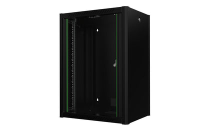 Lanview RWP16U45BL rack cabinet 16U Wall mounted rack Black
