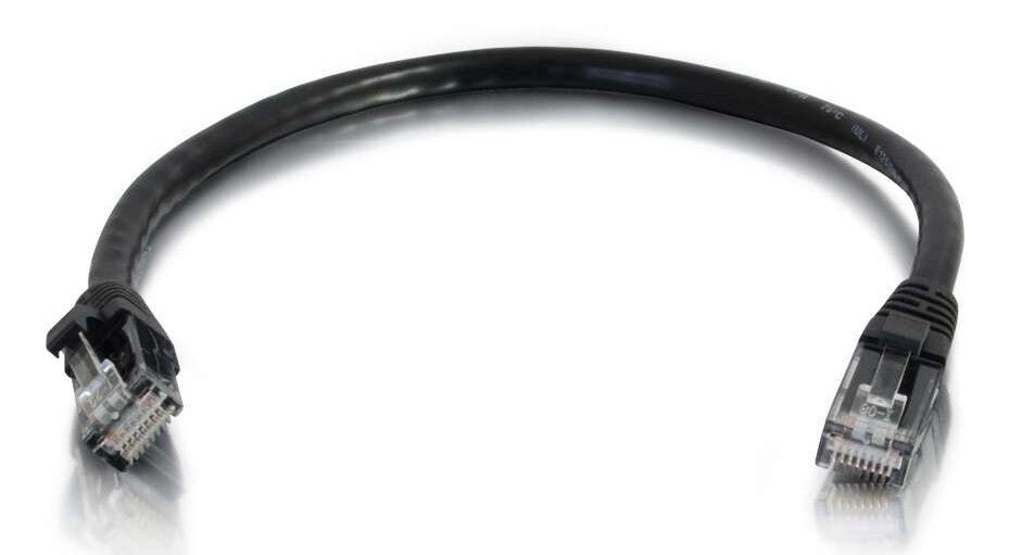 C2G 2m Cat5e Booted Unshielded (UTP) Network Patch Cable - Black
