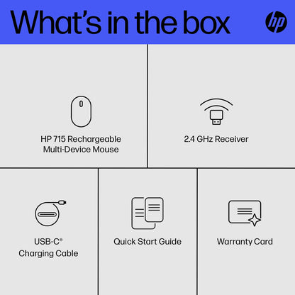 HP 715 Rechargeable Multi-Device Mouse