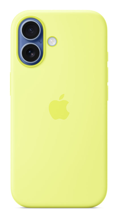 Apple iPhone 17 Silicone Case with MagSafe – Neon Yellow