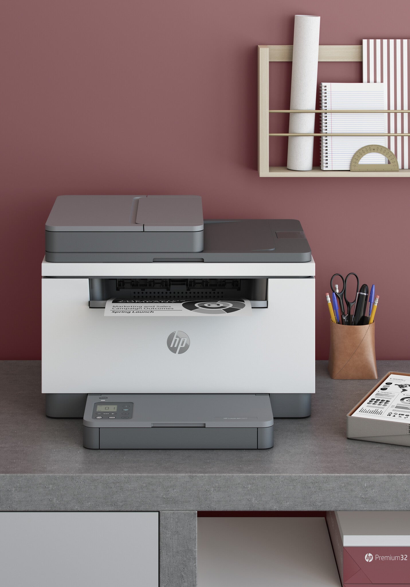 HP LaserJet M234dw Wireless Multifunction Black and white Printer, Copier, Scanner; Duplex