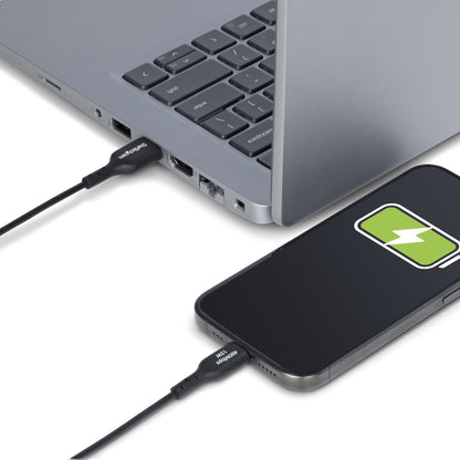 StarTech.com 3m (9.8ft) USB-A to USB-C Charging Cable, Charge & Sync, 3A, USB 2.0, TPE Jacket - Black USB Charging Cord