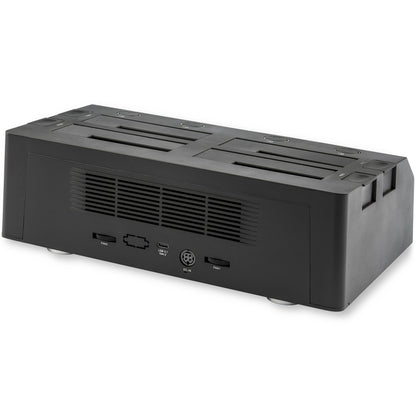 StarTech.com 4-Bay USB to SATA Hard Drive Docking Station, USB 10Gbps, External 2.5" & 3.5" SSD / HDD Dock, SATA III, Hot-Swap Hard Drive Bay, Top-Loading