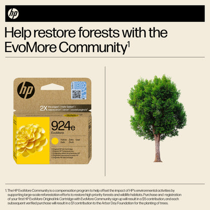 HP 924e EvoMore Yellow Original Ink Cartridge