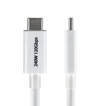 StarTech.com 2.6ft (80cm) Thunderbolt 5 Cable, 80Gbps/Up to 120Gbps, 240W PD, 8K 60Hz, Certified Thunderbolt Cable, Compatible w/Thunderbolt 4/USB4/USB-C - White