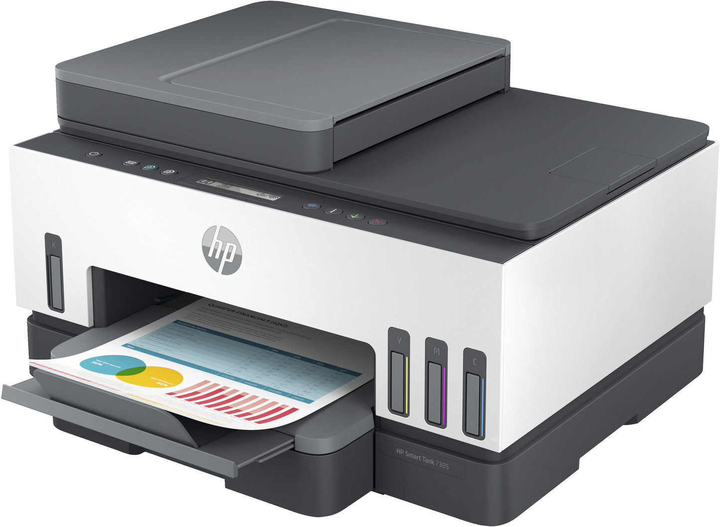 HP Smart Tank 7305 Wireless All-in-One Color Printer, Two-sided printing; Copier, Scanner