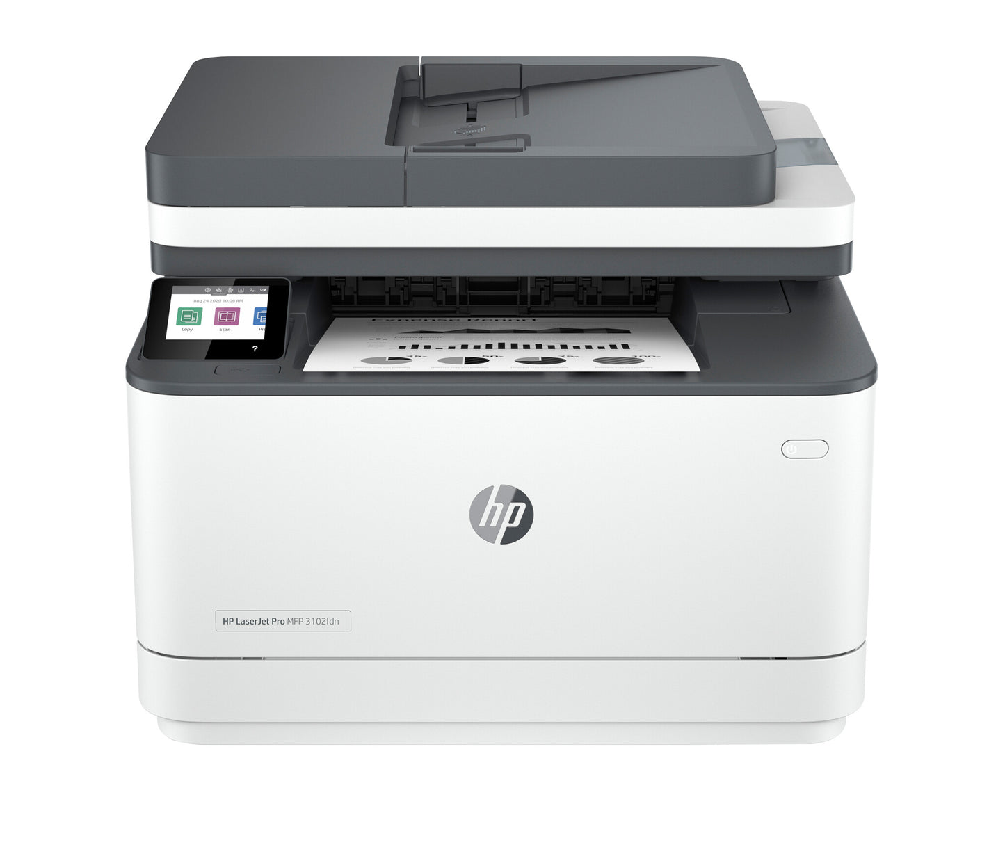 HP LaserJet Pro 3102fdn Multifunction Black and white Printer, Ethernet Only; Copier, Scanner