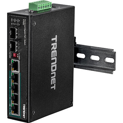 Trendnet TI-PG62 network switch Unmanaged Gigabit Ethernet (10/100/1000) Power over Ethernet (PoE) Black