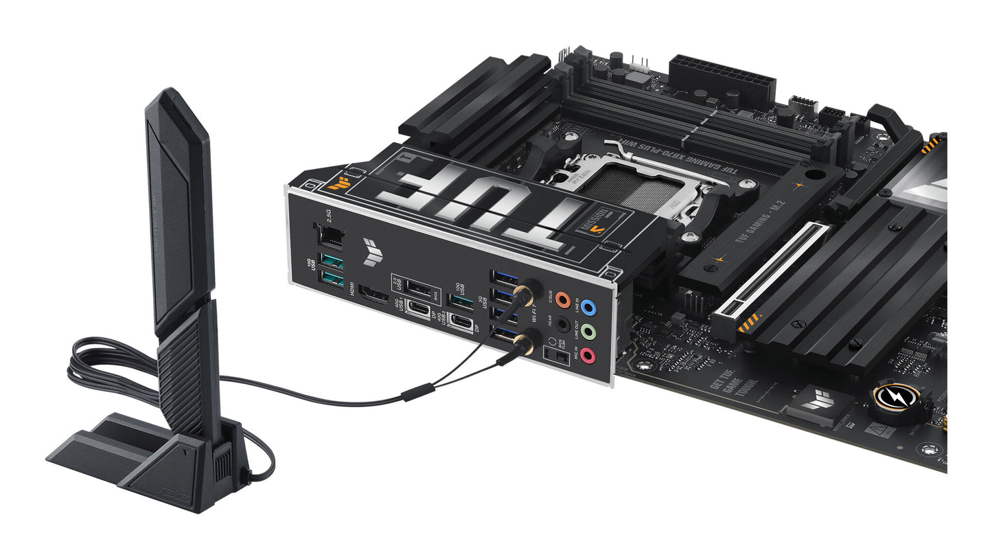 ASUS TUF GAMING X870-PLUS WIFI AMD X870 Socket AM5 ATX