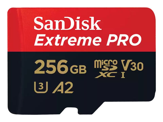 SanDisk Extreme PRO 256GB MicroSDXC UHS-I Class 10 memory card