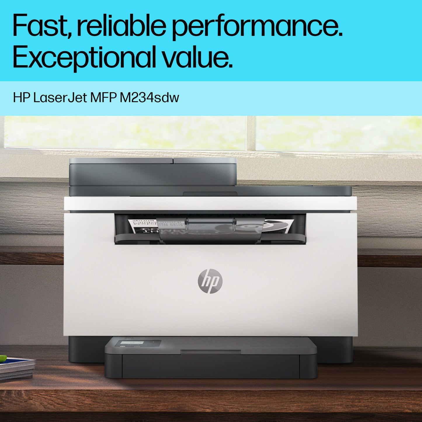 HP LaserJet M234sdw Wireless Multifunction Black and white Printer, Copier, Scanner; Duplex